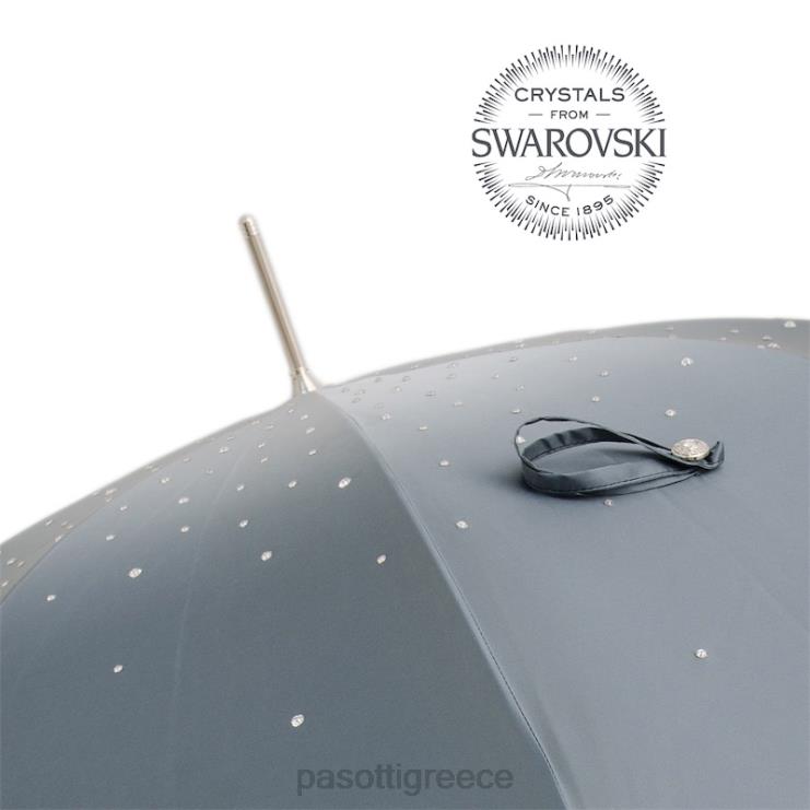 ομπρέλα | PASOTTI 185n 21284-7 s8 - γκρι ομπρέλα swarovski διπλό ύφασμα 2N6B8544 γυναίκες
